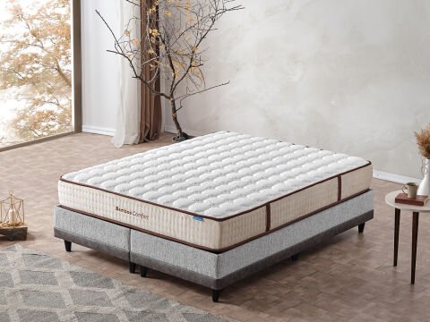 Bamboo Comfort Yatak 200 x 200 cm - Bej